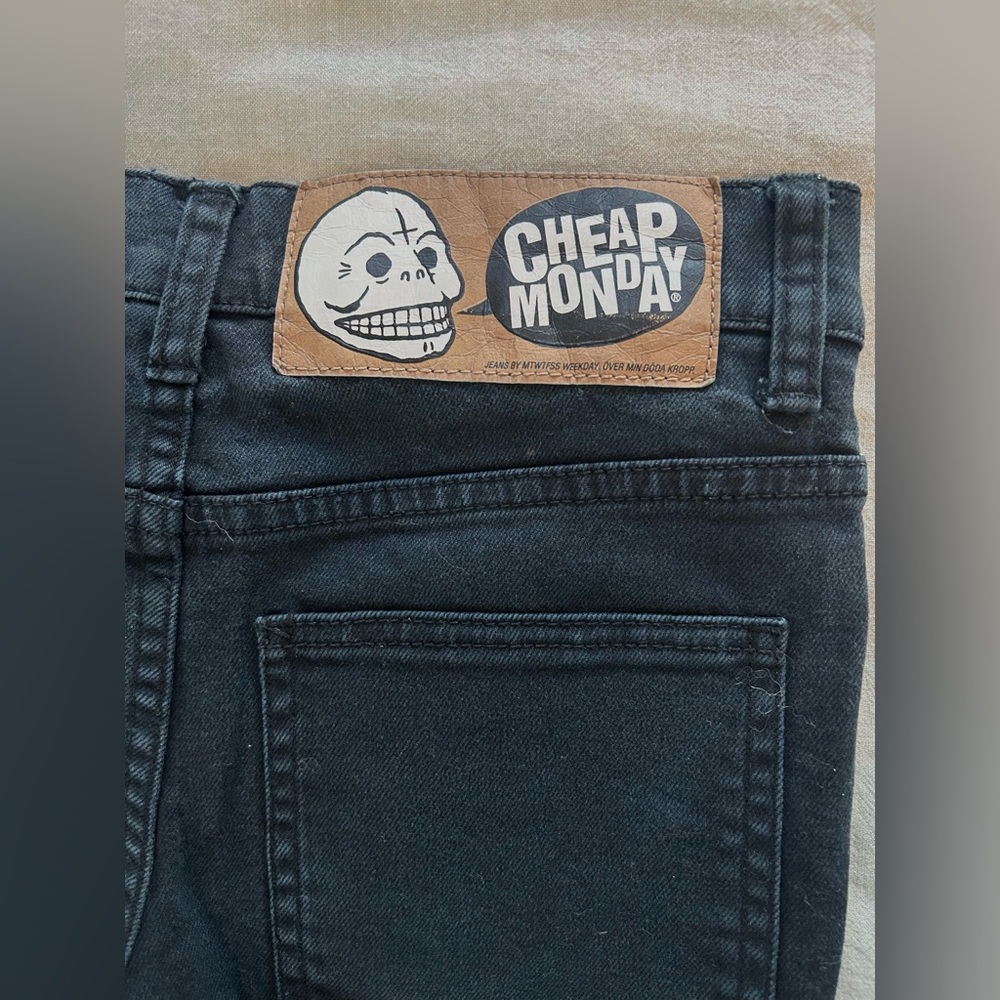 Cheap Monday black jeans worn once